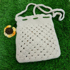 Crochet Sunflower Bag