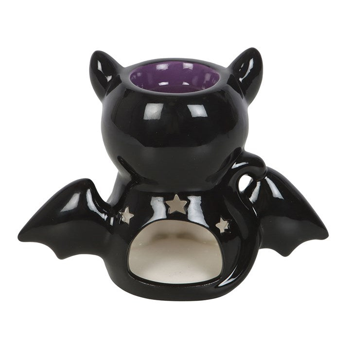 Oil and Wax Melts Burner - Bat Cat