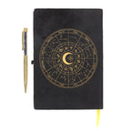 A5 Astrological Wheel Journal "Black Obsidian"