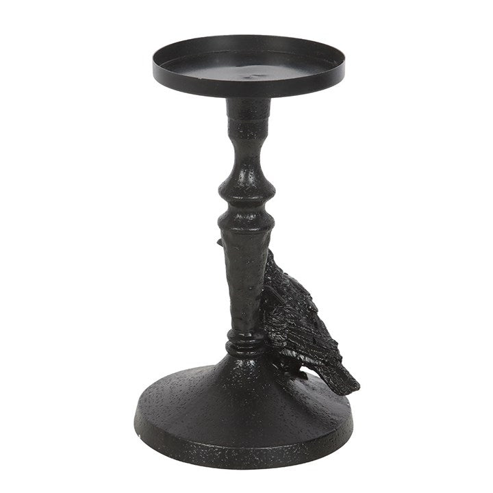 Pillar Candle Holder "Mystic Raven"