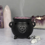 Incense Holder Cauldron with Pentagram
