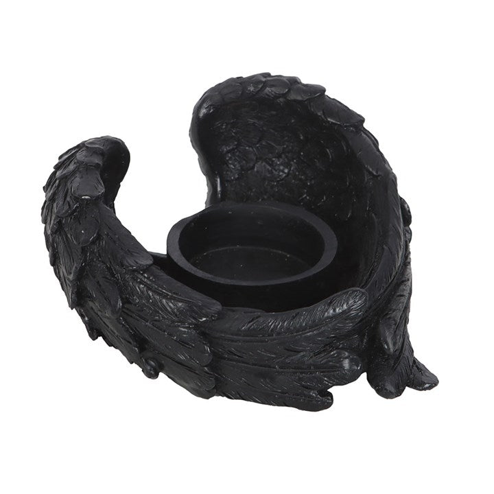 Black Wings Candle Holder