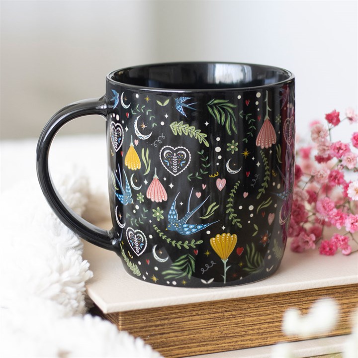 "Midnight Bloom" mug