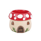 Gnome House Mushroom Candle Holder