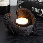 Black Wings Candle Holder
