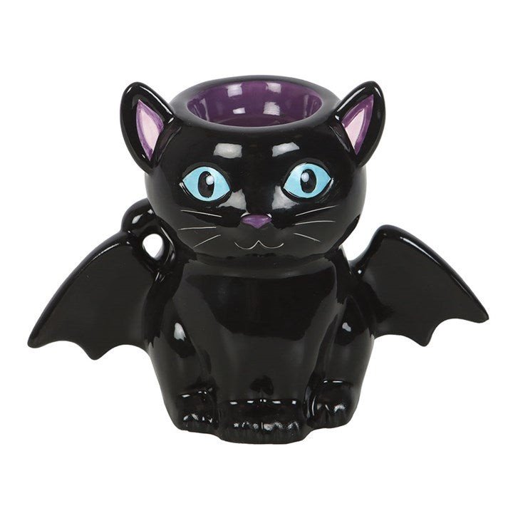 Oil and Wax Melts Burner - Bat Cat