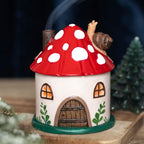 "Mushroom House" Incense Holder