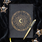 A5 Astrological Wheel Journal "Black Obsidian"