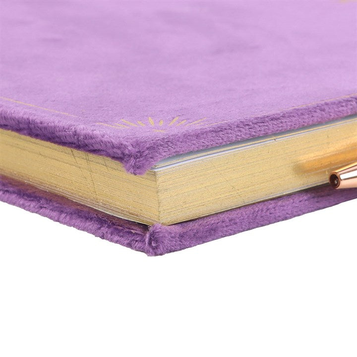 Ritual Set "Book of Spells" - Purple Velvet and Amethyst