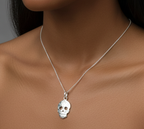 Mexican Skull Necklace | 925 Sterling Silver