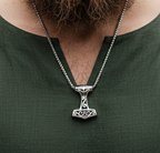 Thor's Hammer Necklace | Stainless Steel