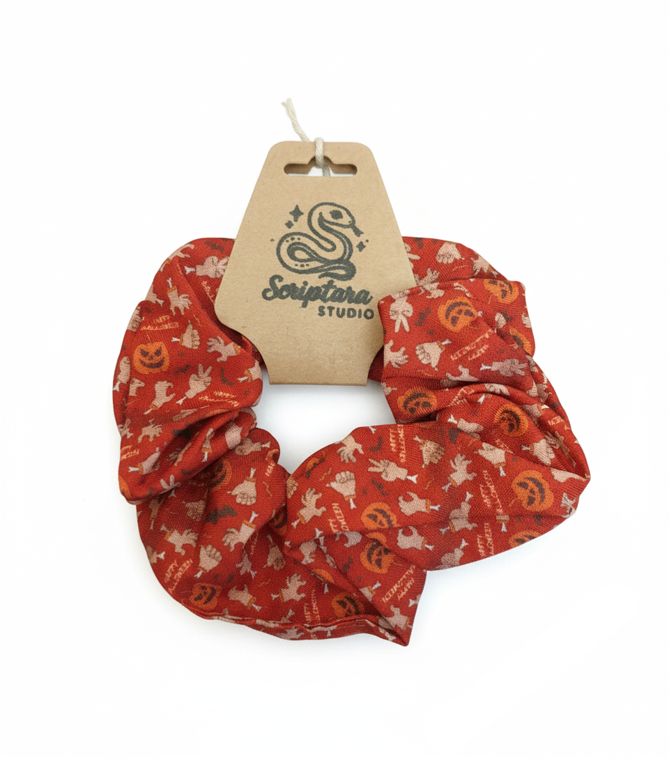 "Eternal Halloween" scrunchie
