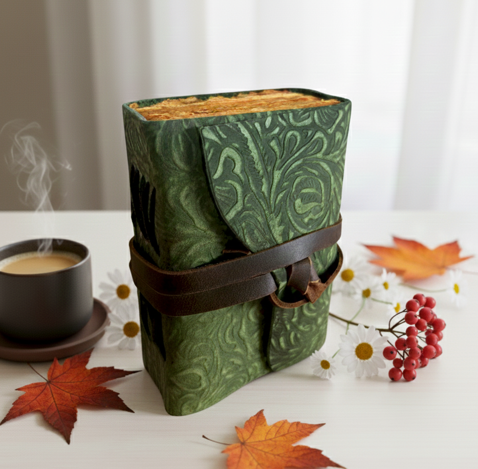 Handmade Leather Notebook "Labyrinth"