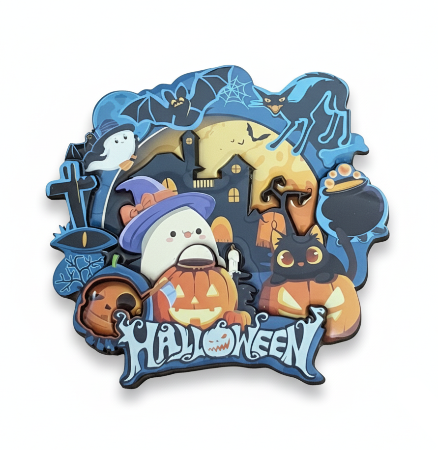 Large 3D Halloween Magnet
