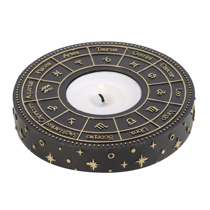 Astrological Wheel Candle Holder