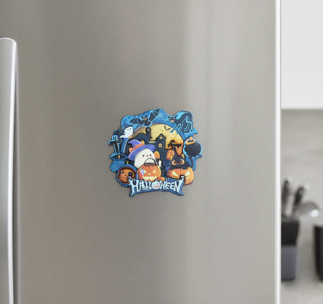 Large 3D Halloween Magnet