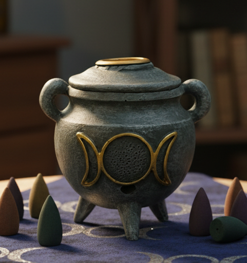 Magic Cauldron Backflow Incense Burner