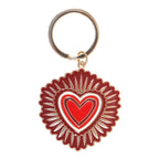 Sacred Heart Amulet Keychain