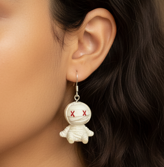 Mummy Earrings