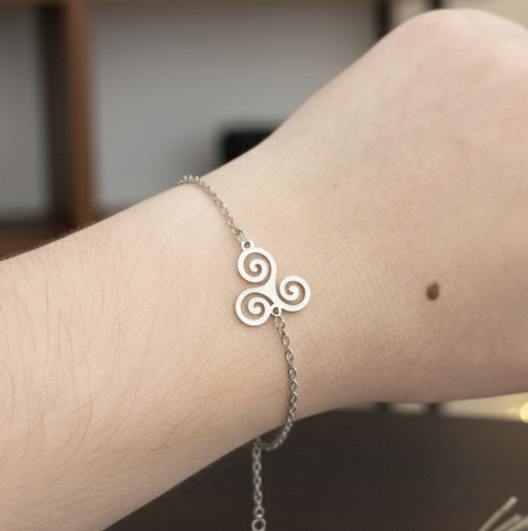 Stainless Steel Trisquel Bracelet