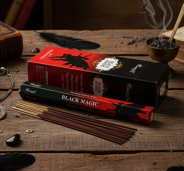 Black Magic Incense Without Charcoal (Aromatika)