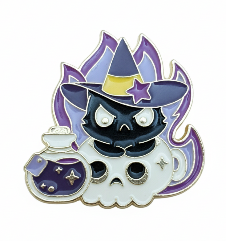 Wizard Cat Pin