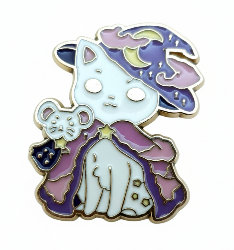 “Wizard Cat” Pin