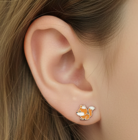 Forest Fox Earrings | 925 Sterling Silver