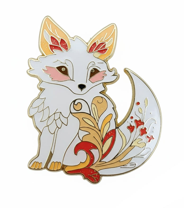 “Enchanted Forest Fox” Pin
